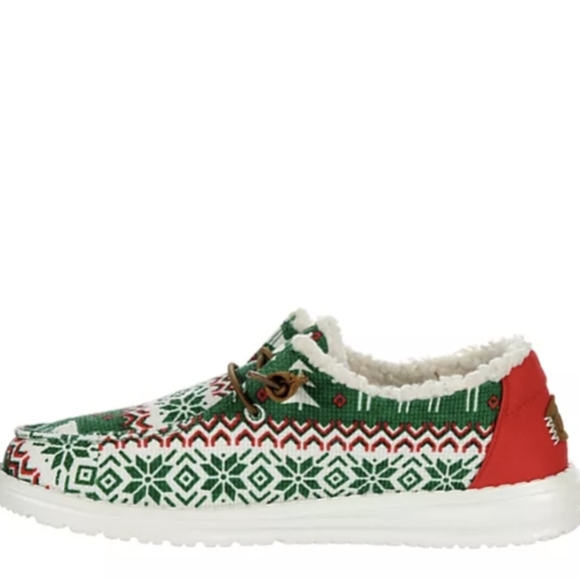 HEY DUDE WENDY SLIP ON SNEAKER GREEN - Picture 6 of 6